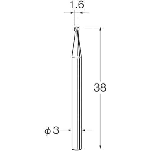 リューター 超硬カッターK3011