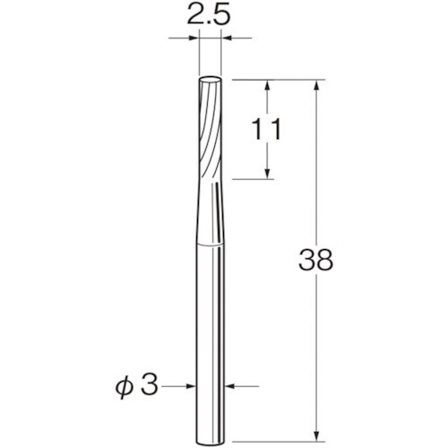リューター 超硬カッターK3112