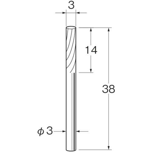 リューター 超硬カッターK3113