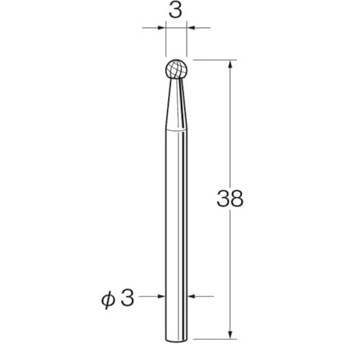 リューター 超硬カッターK3023