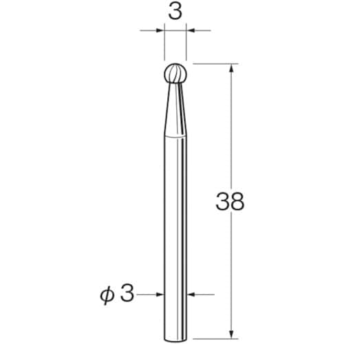 リューター 超硬カッターK3014