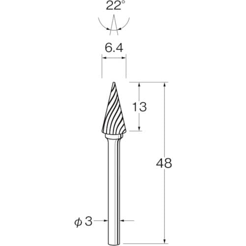 リューター 超硬カッターK3516