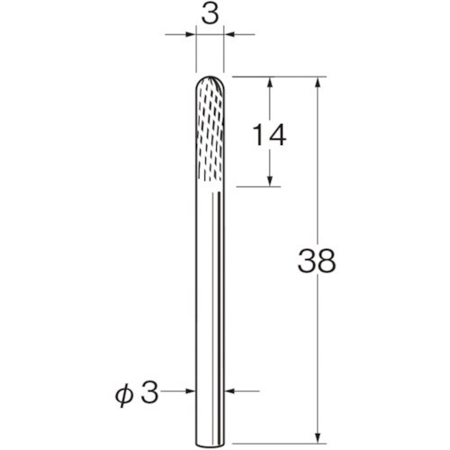 リューター 超硬カッターK3223