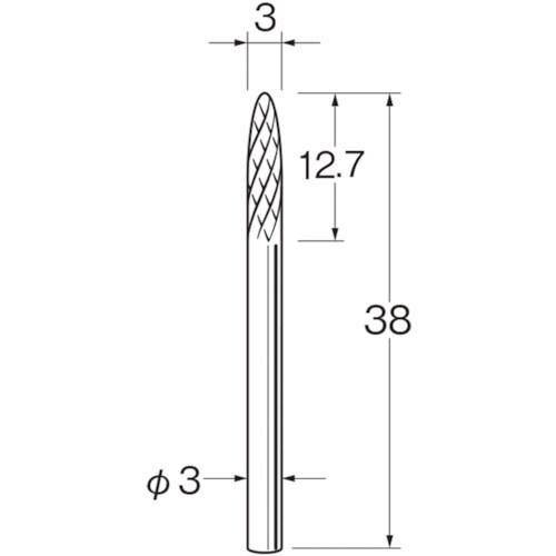 リューター 超硬カッターK3423