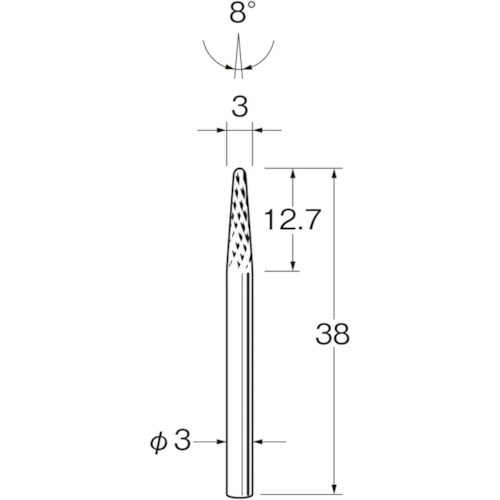 リューター 超硬カッターK3623