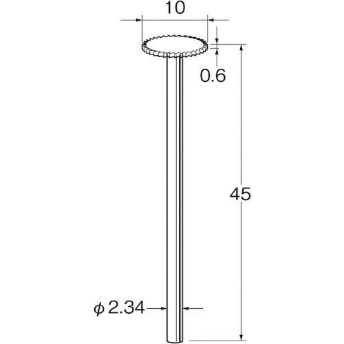 リューター 精密加工用スチールカッターC1610