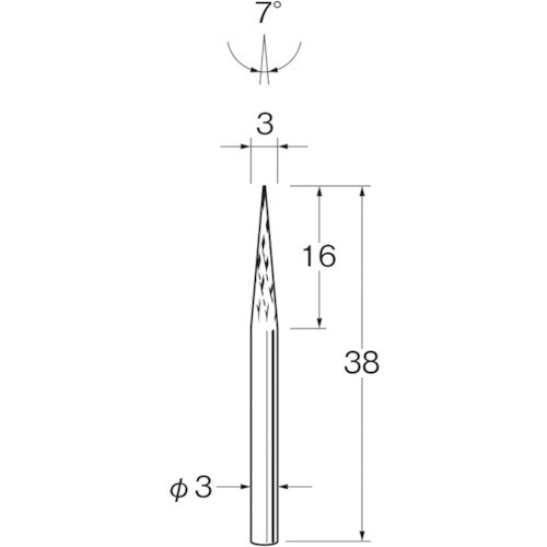 リューター 超硬カッターK3523