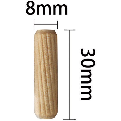 WAKI 木工ダボ 8X30 100個入り DB−