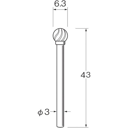 リューター 軽合金用超硬カッター