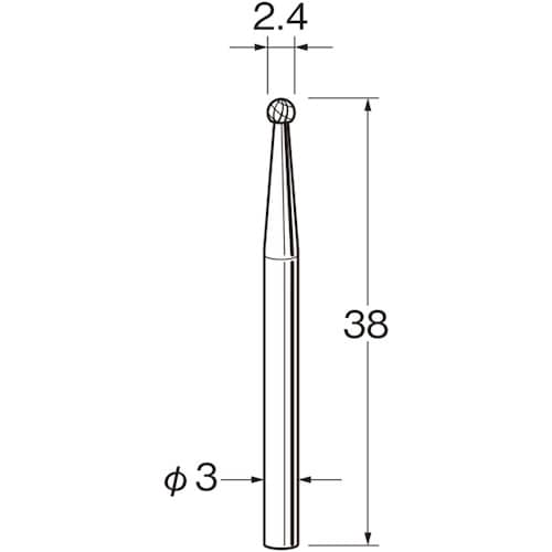 リューター チタンアルミナコーティング超硬カッター