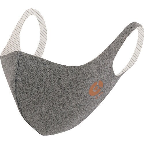 コパーライン 銅抗菌マスクチャコールグレー L