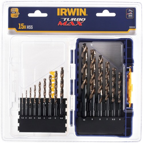 IRWIN ドリルターボマックス15本セット