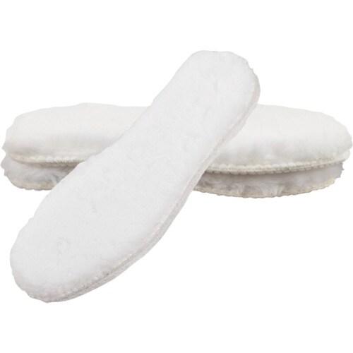 セーフラン あったか防寒極厚インソール 白 23.