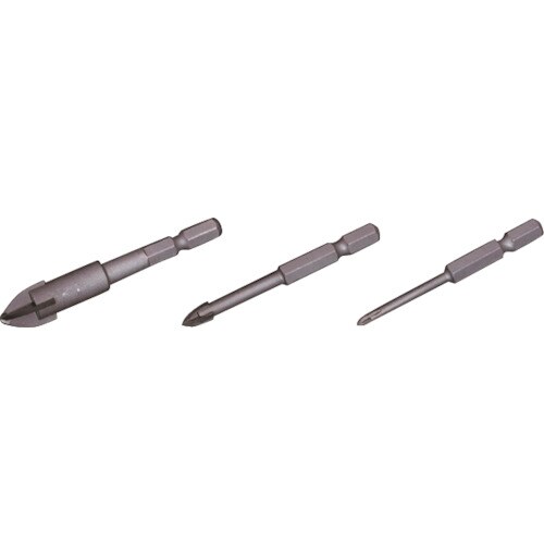 jinnoh 充電クロスドリル 磁器タイル用 Φ6