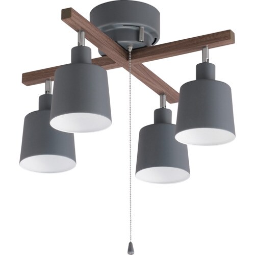 IRIS 537647 4灯シーリング クロス ウ