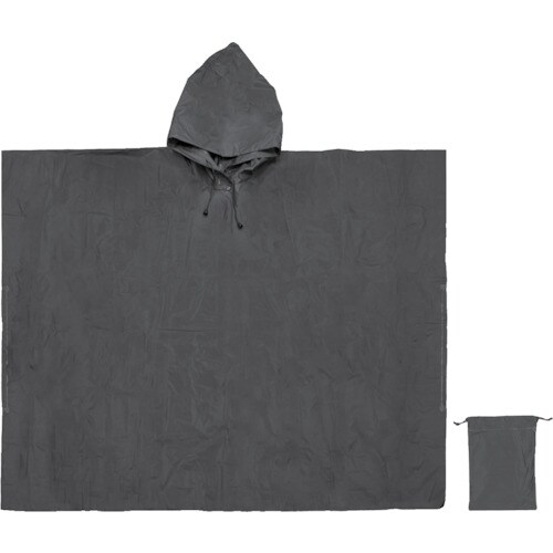 サンコー 非常用ポンチョ ブラック