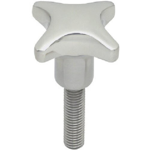 イマオ ステンレスクロスノブ(オネジ) 外径40m