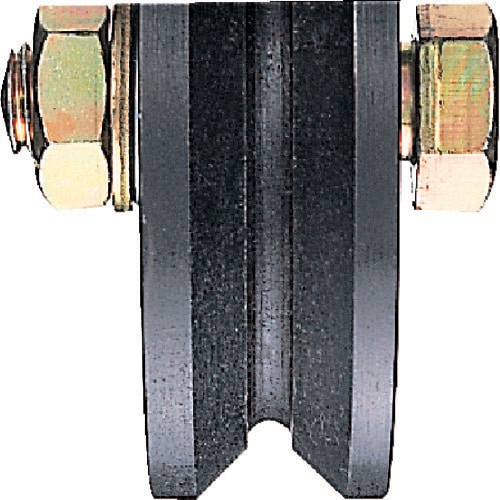 ヨコヅナ 鉄重量戸車 車のみ 105mm V