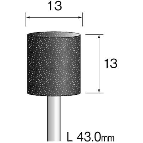 ミニモ ブラック砥石 A#60 φ13 (10本入