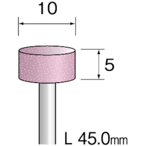 ミニモ PAピンク砥石#120 φ10 (10本入