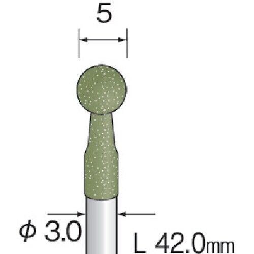 ミニモ 研磨用ゴム砥石 WA ミディアム#320