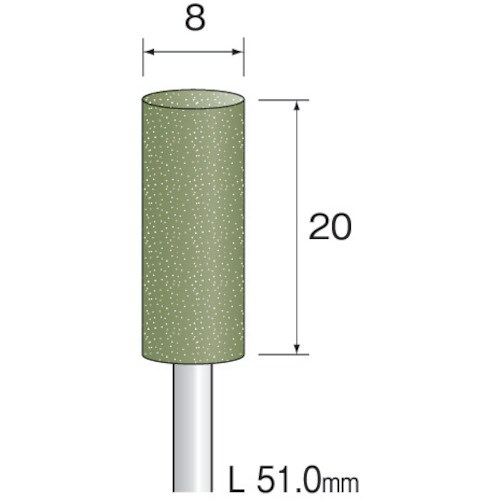 ミニモ 研磨用ゴム砥石 GC ミディアム#220