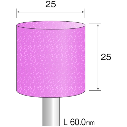 ミニモ 研磨用ゴム砥石 WA ハード#120 φ2