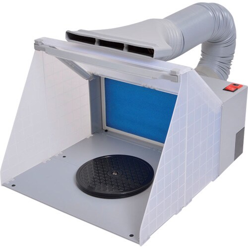 サンコー LEDライト付パワフルファン塗装ブース