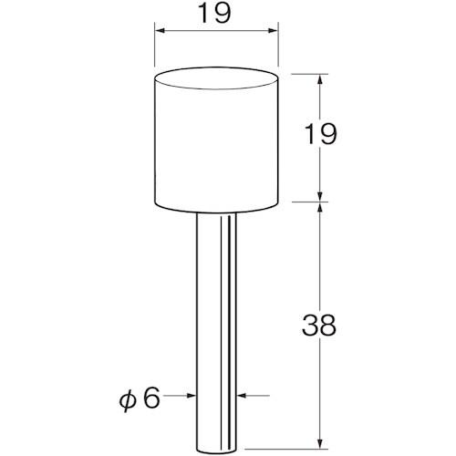 リューター 軸付砥石