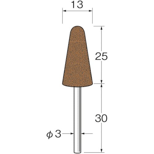 リューター 軸付砥石