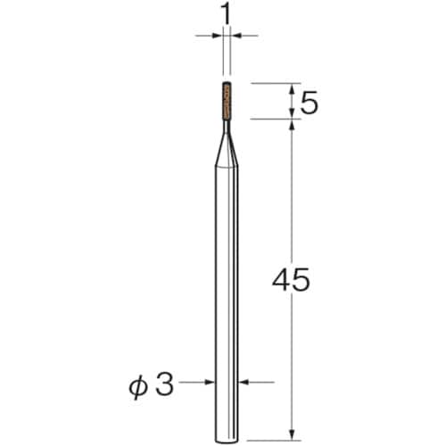 リューター 精密加工用軸付砥石G4310粒度(#)