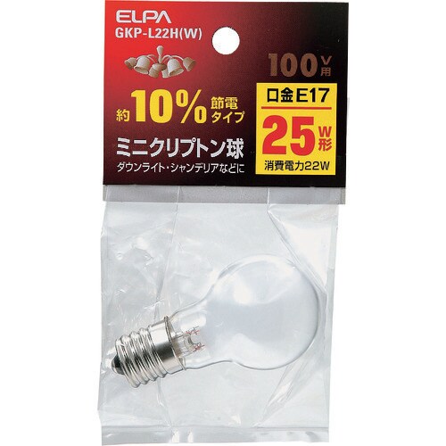 ELPA ミニクリプトン球