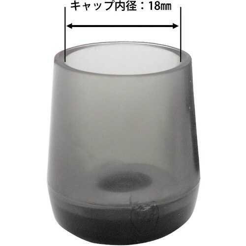 WAKI 鉄板入パイプイスキャップ 4個入