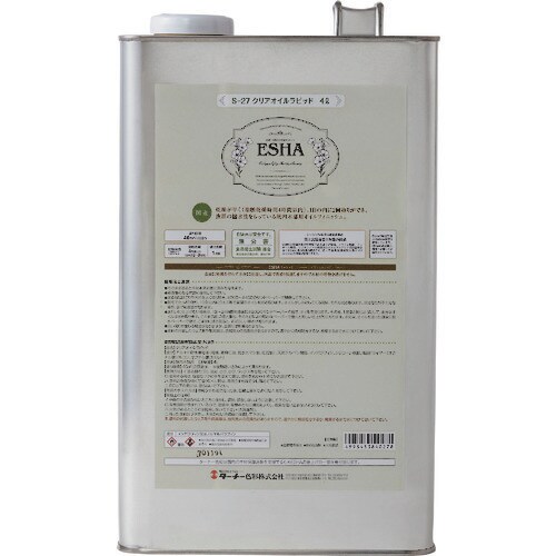 ターナー ESHAクリアオイルラピット4L