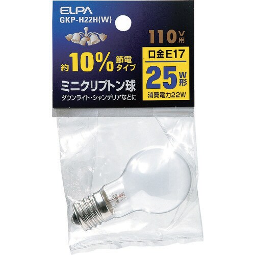 ELPA ミニクリプトン球