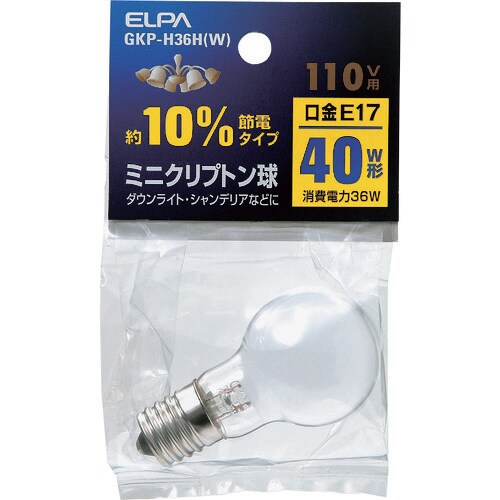 ELPA ミニクリプトン球