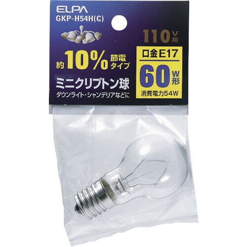 ELPA ミニクリプトン球