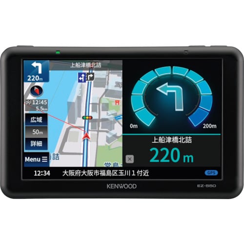 ケンウッド 5インチポータブルナビゲーション