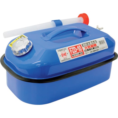 メルテック ガソリン携行缶10Lブルー