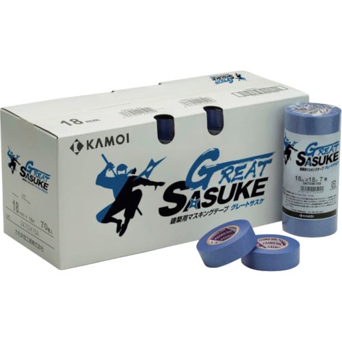 カモ井 グレートサスケ マスキングテープ建築塗装用