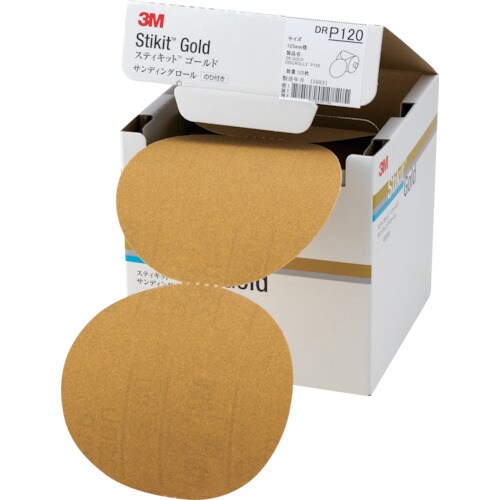 3M スティキット ゴールドディスクロール 穴なし