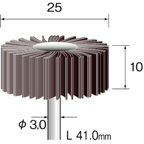 ミニモ ラジアルサンダー#240 φ25 (3本入