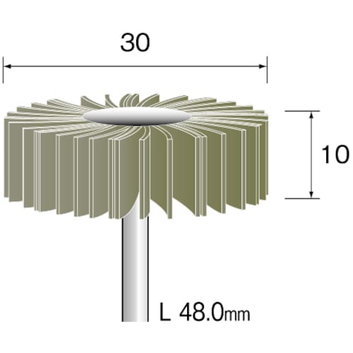 ミニモ ダイヤモンドラジアルサンダー 電着#800