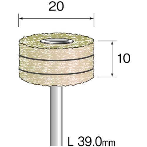 ミニモ デライトサンダー 積層#120 φ20 (