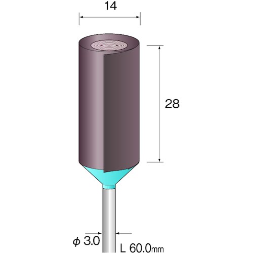 ミニモ ロールサンダー#600 φ14 (5本入)