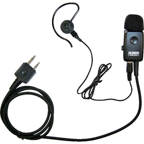 アルインコ 業務用イヤホンマイク(黒イヤホンタイプ