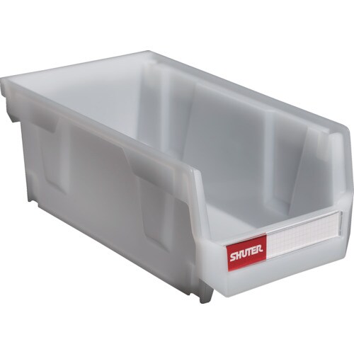 SHUTER スタッキングコンテナ 0.8L 白半