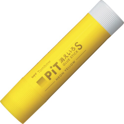 Tombow スティックのり 消えいろピットS ネ