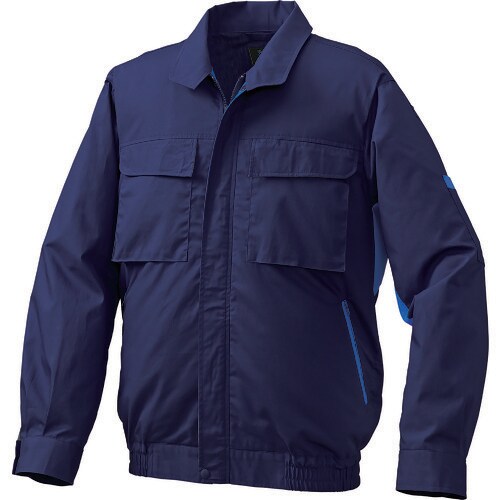 空調服 綿・ポリ混紡脇下マチ付き2空調服 ウェアの