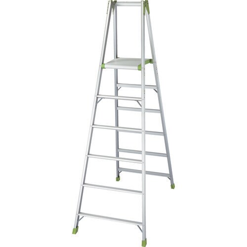 ハセガワ アルミ合金製上枠付専用脚立 天板高さ1.